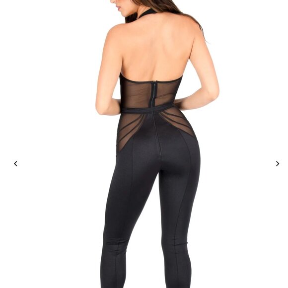 Trashy Lingerie Deco Plunge Catsuit Jumpsuit - Picture 2 of 4